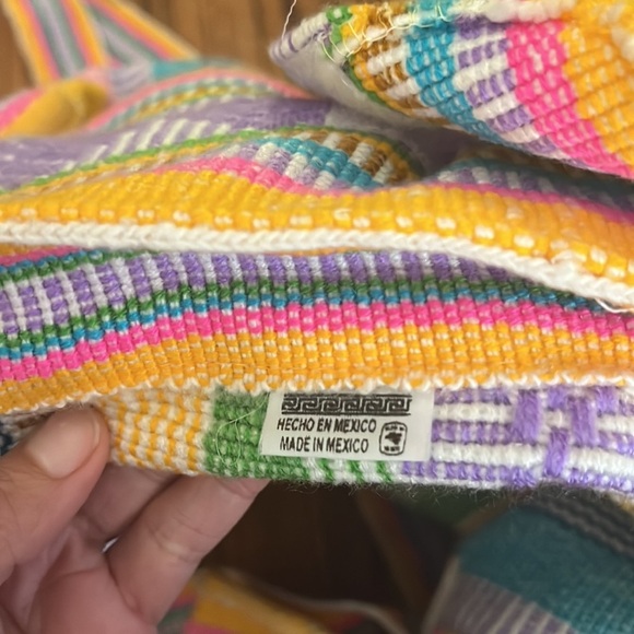 “Colorful snap sack- made in Mexico” - Picture 10 of 12